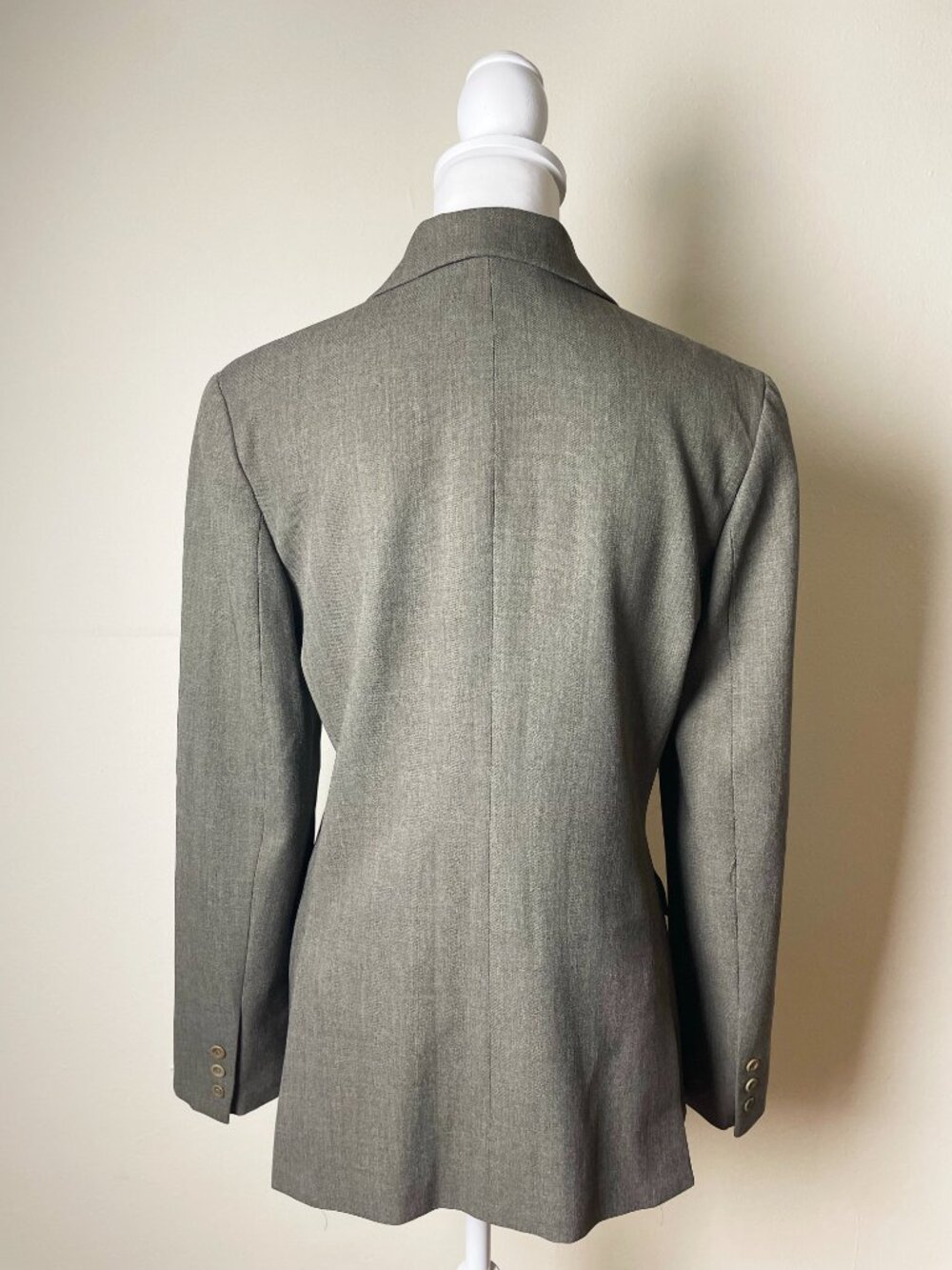 Vintage Zara Basic 2 Piece Blazer & Trousers Pant Suit Set Size 6 - Picture 7 of 16